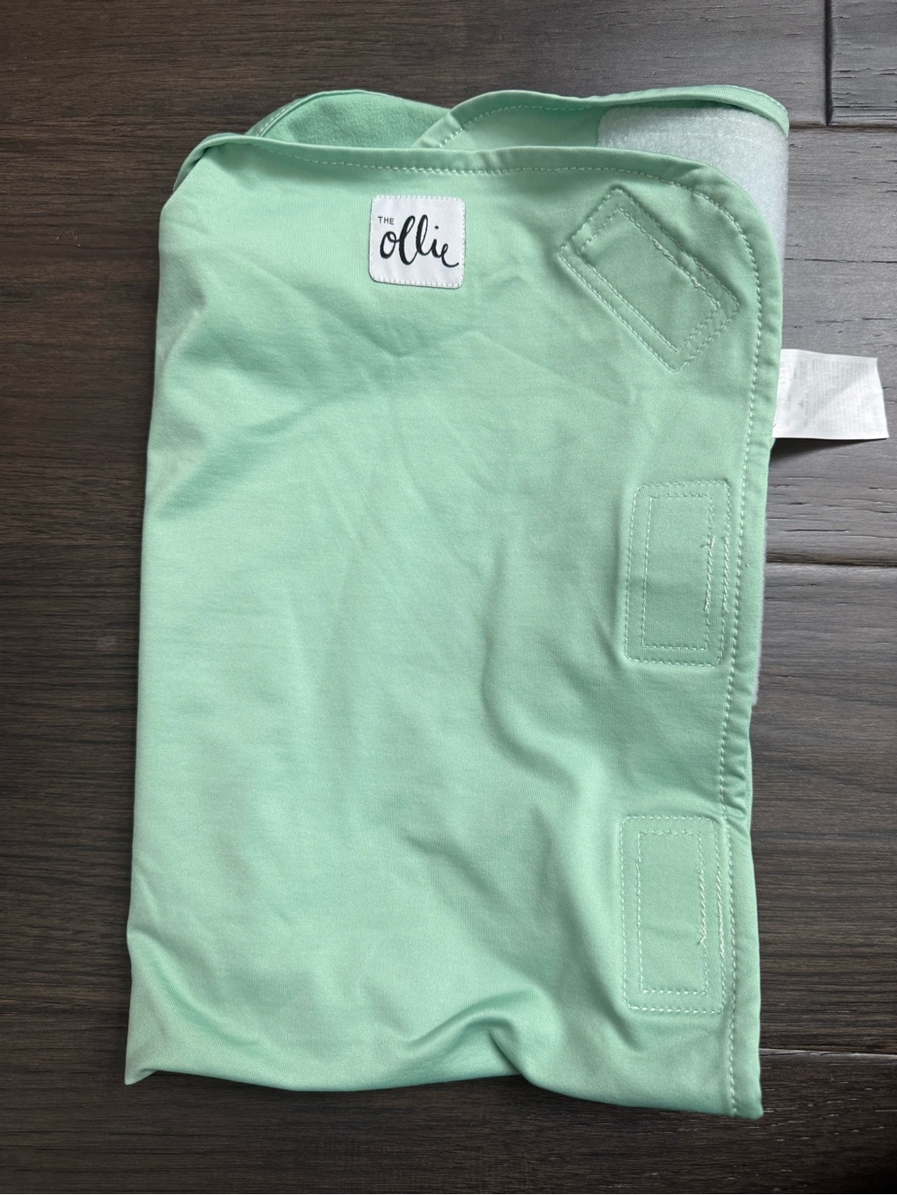 The Ollie Swaddle mint green